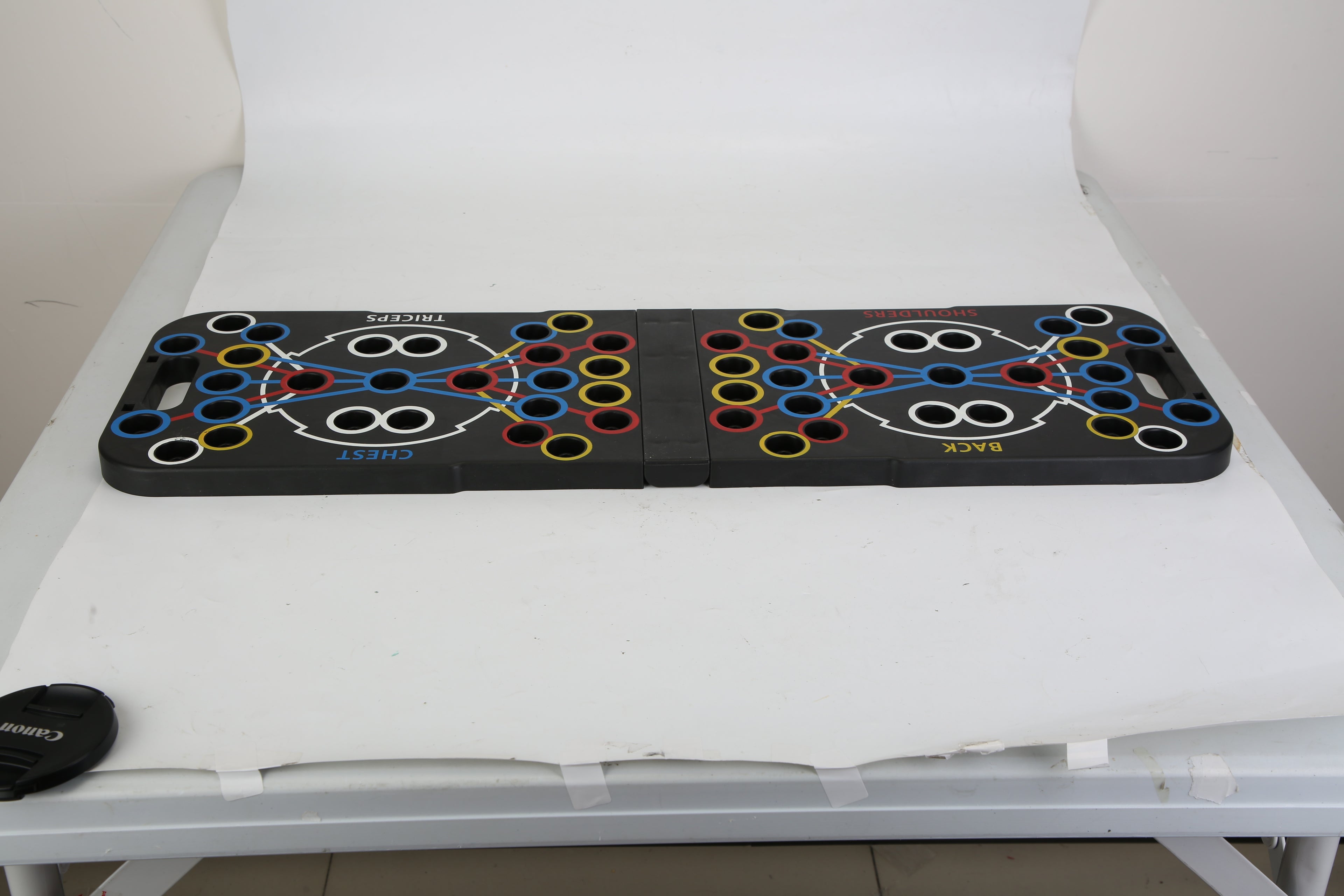 Multifunctional Push Up Board Home Strength Training Equipment With 15 Fitness Accessories Pilates Bar Resistance Band Roller Wheel Full Body Workout Home Gym Equipment