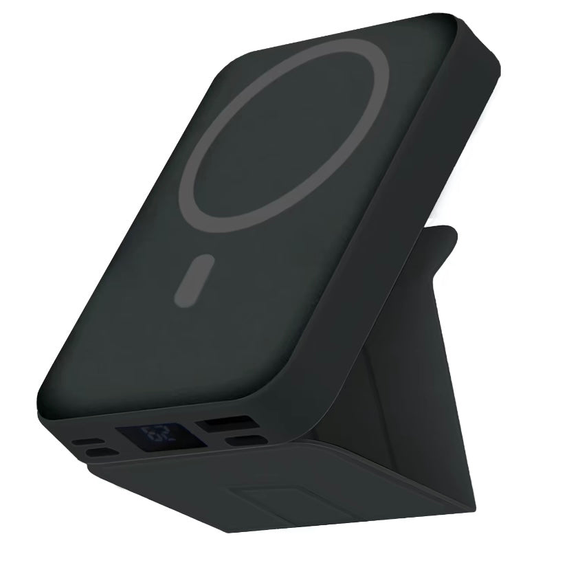 Power Bank Magnetic Portable Wireless FastCharger 10000mAh Type - C Cable LEDDisplay 22.5W PD Fast Charging LightingMag-Safe Battery Pack For IPhone15 14 13 12 Mini Pro Pro Max Devices Digital