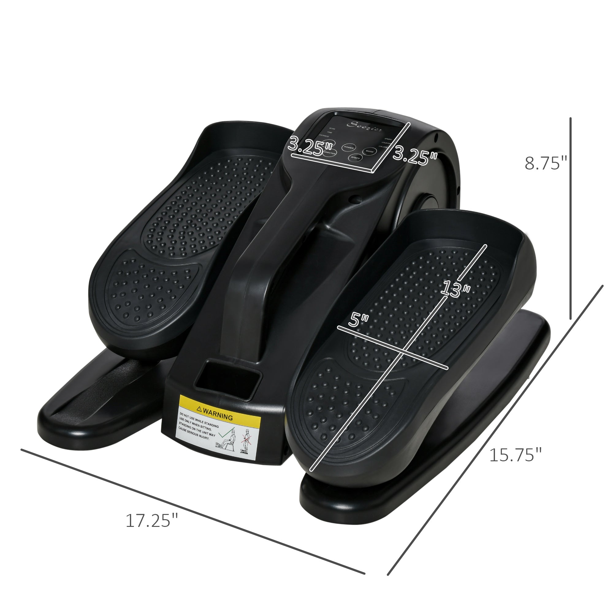 Foot Pedal Exerciser Mini Rehabilitation Bike w/ Adjustable Speed